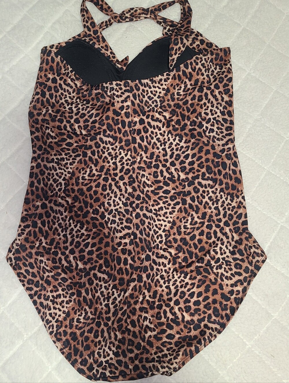 Ruby Ribbon Womens Animal Print Riviera One Piece Swimsuit Size 18 Beach Vaca